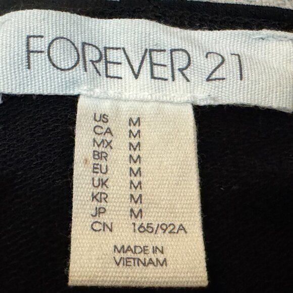 Forever21 Jersey A-Line Mini Swing Tank Dress, Black, Medium - Picture 11 of 12